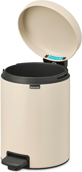 Coș de gunoi cu pedală Brabantia NewIcon, capacitate 5L, închidere silențioasă Soft-Close, găleată interioară detașabilă, Dreamy Crem - Img 10