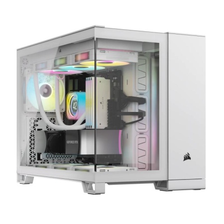 CR Case iCUE 2500X RGB Micro ATX White - Img 14