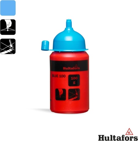 Cretă de Trasat Albastră Hultafors 100 g, Rezistentă la Apă și Vânt, Pigment Intens pentru Linii Vizibile și Durabile, Utilizare Interior și Exterior - Img 6