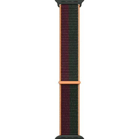 Curea Apple Watch Sport Loop, 41mm, Dark Cherry/Forest Green - Img 1