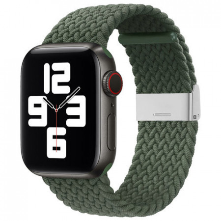 Curea de ceas din material textil Apple smartwatch 7/6 / SE / 5/4/3/2 (41mm / 40mm / 38mm) verde