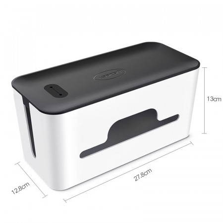 Cutie organizator cabluri si prelungitoare Ugreen 27.8x13x12.8cm black and white (LP110) - Img 7