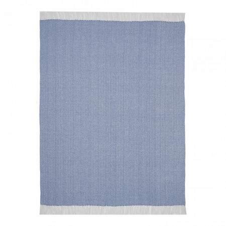 CUVERTURA PLED 160X200 CM ZIG BLUE - Img 2