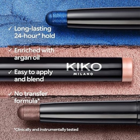 Fard de ochi Long Lasting Eyeshadow Stick KIKO Milano, 15 Golden Taupe, 1.6gr - Img 3