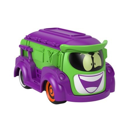 FISHER PRICE BATWHEELS MASINUTA METALICA PRANK VANUL LUI JOKER 1:55 - Img 3
