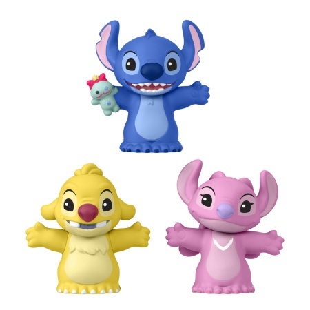 FISHER PRICE LITTLE PEOPLE COLLECTOR DISNEY LILO STICH SET 3 FIGURINE - Img 3