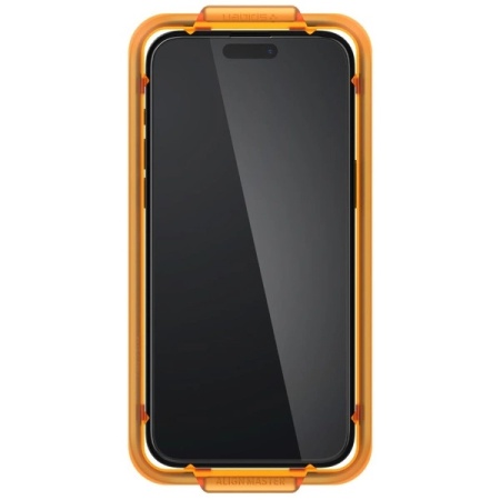 Folie protectie Spigen ALM FC 2-PACHET IPHONE 15 PRO NEGRU - Img 7