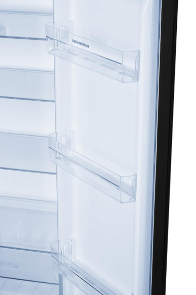 Frigider side by side Heinner HSBS-H442NFBKE++, 436 l, No Frost, Display, Functie Smart, Congelare si racire rapida, Clasa E, H 176.5 cm, Negru - Img 5