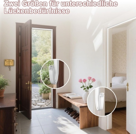 Garnitură Adezivă Autocolantă pentru Uși și Ferestre Typec Home, Profil D, Din TPE Gros, Hidroizolantă, Fonoizolantă, Compatibilă Fante 2.5 - 5 mm, Lungime 12 metri, Culoare Alb - Img 5