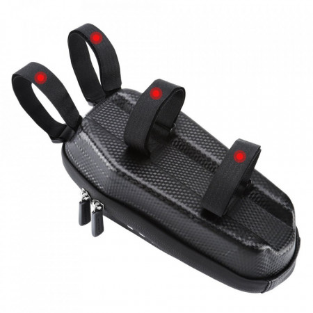 Geanta pentru ghidon trotineta electrica Wozinsky impermeabila 3L neagra (WSB3BK) - Img 6