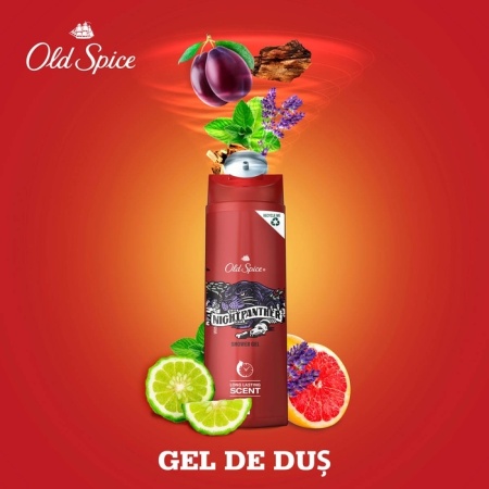 Gel de dus OLD SPICE NightPanther, 400 ml - Img 4