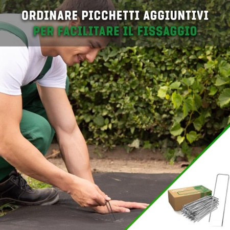 Geotextil / Membrană Anti-Buruieni Non-Woven GardenGloss 150g/m² (15 m x 2 m, Pliat), Pânză Densă Permeabilă pentru Mulcire, Grădinărit, Drenaj, Pavaj și Amenajări Peisagistice (30 m²) - Img 2