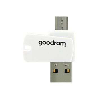 Goodram All in one 32GB micro SD HC UHS-I class 10 card de memorie, adaptor SD, cititor de carduri OTG micro SD (USB, micro USB) (M1A4-0160R12) - Img 2