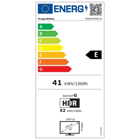 GOOGLE SMART TV 5.0 43 INCH 108CM H265 KRUGER - Img 8