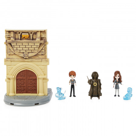 HARRY POTTER WIZARDING WORLD MAGICAL MINIS SET 2 FIGURINE RON WISLEAY SI HERMIONE GRANGER - Img 3