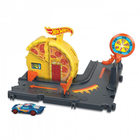 HOT WHEELS CITY EXPLORER SPEEDY PIZZA PICK UP - Img 2