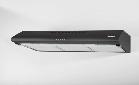 Hota traditionala Heinner HCH-490-BK, 2 motoare, Putere de absorbtie 304.5 m3/h, Lumina LED, 3 trepte de viteza, 90 cm, Negru - Img 2