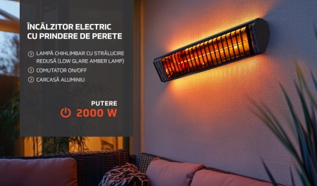 HR Incalzitor electric de perete 2000W - Img 4