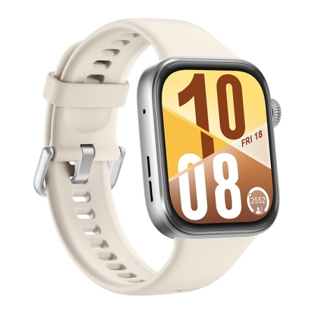 Huawei Watch Fit 4 Silver Curea White Fluoroelastomer Strap - Img 2