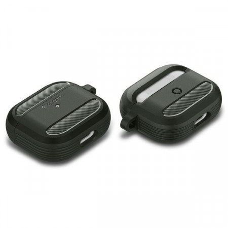 Husa casti SPIGEN RUGGED ARMOR pentru APPLE AIRPODS 3 VERDE MILITAR - Img 3