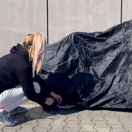 Husă impermeabilă pentru grătar, husă pentru bicicletă, husă pentru bicicletă, husă pentru mobilier de grădină, husă XXL, neagră - Img 3