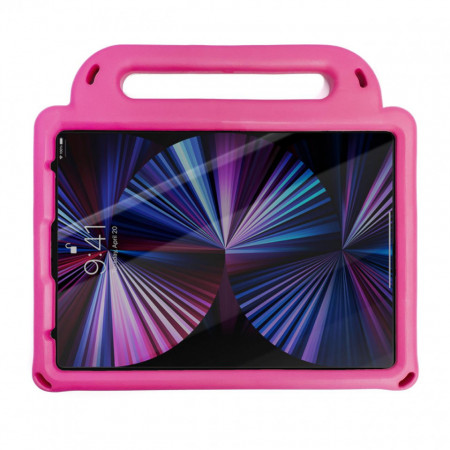 Husa pentru tableta moale de tip blindata Diamond pentruiPad Pro 11 '' 2021/2020/2018 / iPad Air 2020 cu suport pentru stylus, roz
