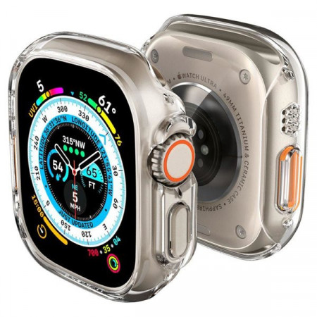 Husa protectie smartwatch Spigen THIN FIT Apple Watch ULTRA (49MM) CRYSTAL CLEAR - Img 5
