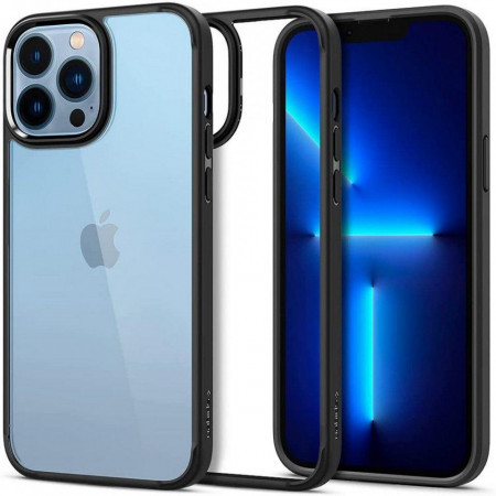 Husa Spigen Liquid Crystal pentru iPhone 13 Pro negru mat