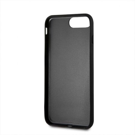 Husa telefon Tpu + Pu Carbon , tip bumper , Bmw pentru Apple iPhone 7/8 Plus , neagra - Img 3