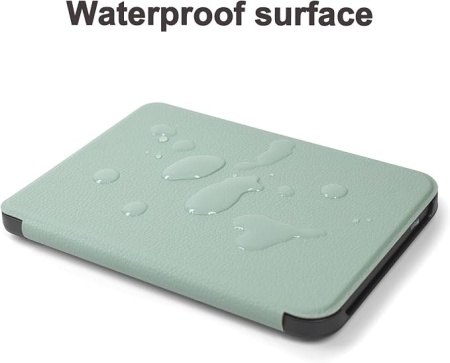 Husă tip carte compatibilă cu Kobo Clara Colour / BW / 2E (ecran 6"), funcție Auto Sleep/Wake, închidere magnetică, protecție completă, Verde Agave - Img 4