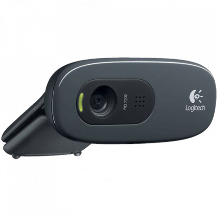 LOGITECH Camera Web C270 HD, Tehnologia Fluid Crystal, Microfon, Reducerea Zgomotului, Negru - Img 5