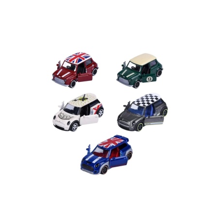 MAJORETTE SET 5 MASINUTE METALICE MINI ICONS SCARA 1 LA 64 - Img 2