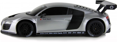 MASINA CU TELECOMANDA AUDI R8 ARGINTIU CU SCARA 1 LA 24 - Img 2