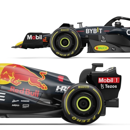 MASINA CU TELECOMANDA ORACLE RED BULL RACING RB18 SCARA 1 LA 12 - Img 3