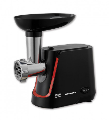 Masina de tocat Heinner MG-1250BK, 1340 W, 1.5 Kg/Min, 2 site, reverse, accesorii incluse, Negru - Img 2