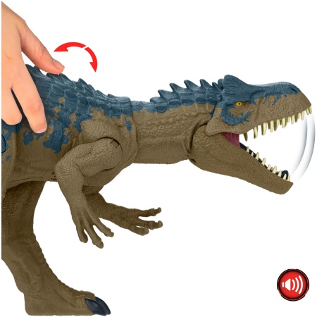 Mattel Jurassic World Ruthless Rampage Allosaurus toy figure - Img 3