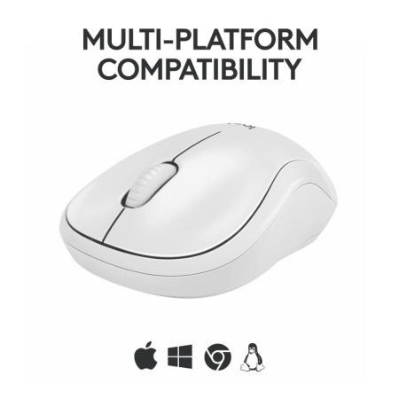 Mouse Logitech MK240 Silent Wireless alb - Img 11