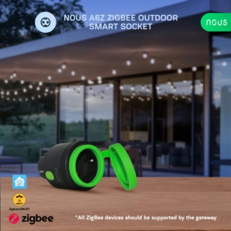 Nous A6Z Tuya Zigbee outdoor / bathroom (IP44) smart socket - Img 3