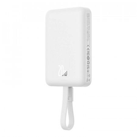 Powerbank magnetic Baseus Magnetic Mini 10000mAh 20W MagSafe (alb) - Img 4