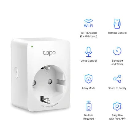 Priza TP-Link Wi-Fi Mini Smart Tapo P100 - Img 2