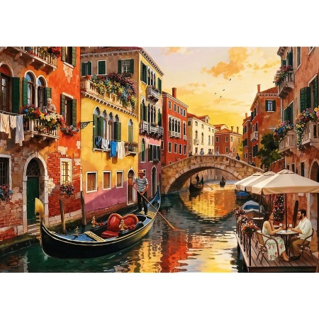 PUZZLE TREFL 500 VENETIA LA APUS DE SOARE - Img 2