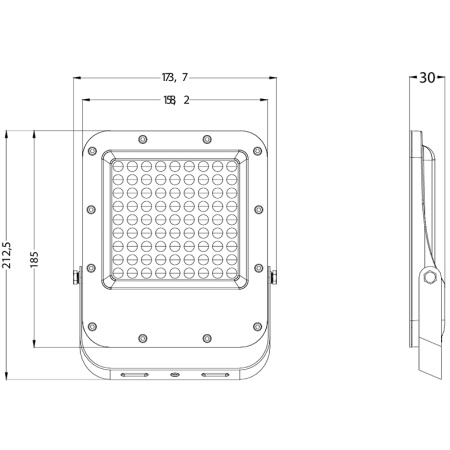 REFLECTOR LED IC 50W 4000K NIGHT PRO 50 - Img 4