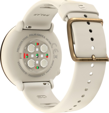 RESIGILAT - Smartwatch model Ignite 2, POLAR, Otel inoxidabil/Siliciu, 1.2'', 240x240 pixeli, Android/iOS, Bluetooth, GPS, Crem - Img 6