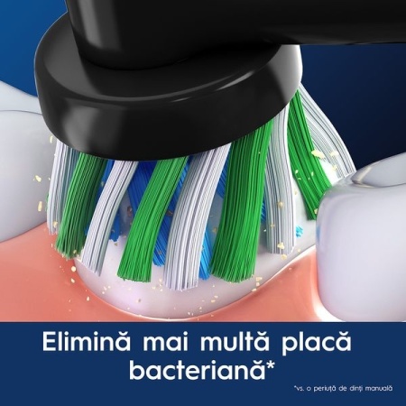 Rezerve periuta de dinti electrica ORAL-B Pro Cross Action Negru, 2buc - Img 5