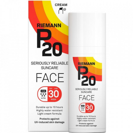 RIEMANN P20 Crema de fata cu protectie solara SPF 30 50 gr