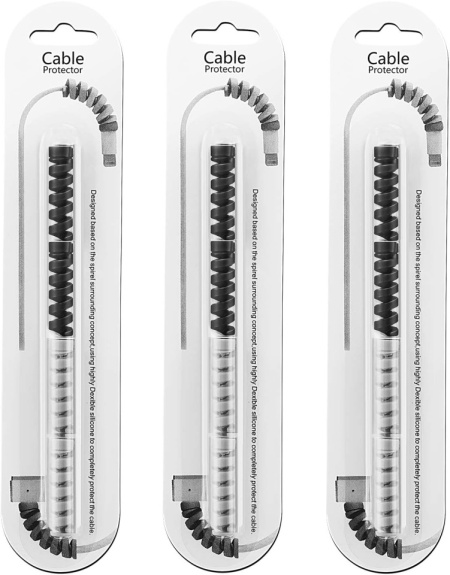 Set 14 Protecții din Silicon pentru Cabluri Typec, Spirale Flexibile Anti-Rupere și Prelungire Durată de Viață Cabluri de Încărcare, Căști și USB - Img 2