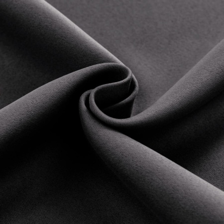 Set 2 Draperii Blackout Termoizolante Joydeco 117 x 137 cm, Prindere cu Bride Ascunse, Opace, pentru Living și Dormitor, Gri Închis - Img 2