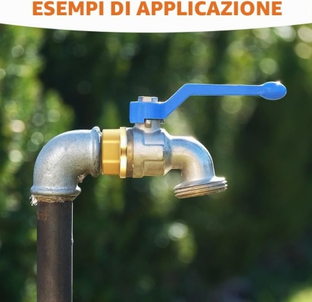 Set 2 Reducții / Adaptori din Alamă 3/4" Exterior x 1" Interior, Bucșă Filetată Hexagonală cu 2 Inele de Etanșare, pentru Apă, Gaz și Combustibil - Img 2