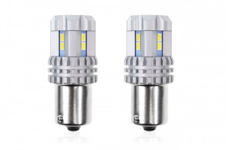 Set 2 x LED CANBUS UltraBright 3020 22SMD 1156 (R5W, R10W) P21 White 12V/24V