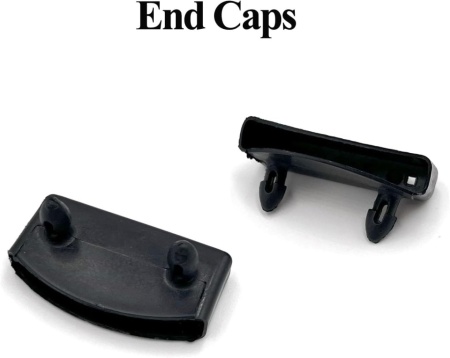 Set 20 Capace Plastice pentru Lamele Somieră Typec Home, 54x9 mm, Negru, Suporturi de Fixare pentru Șipci de Pat - Img 3